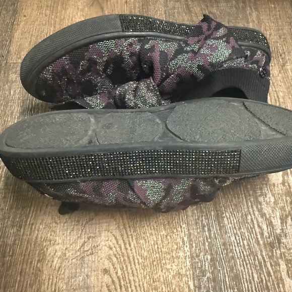 bernie mev. Size 9.5 (40) “Sparkle Serenity” Women's Purple and Black Shoes MINT - Picture 13 of 16